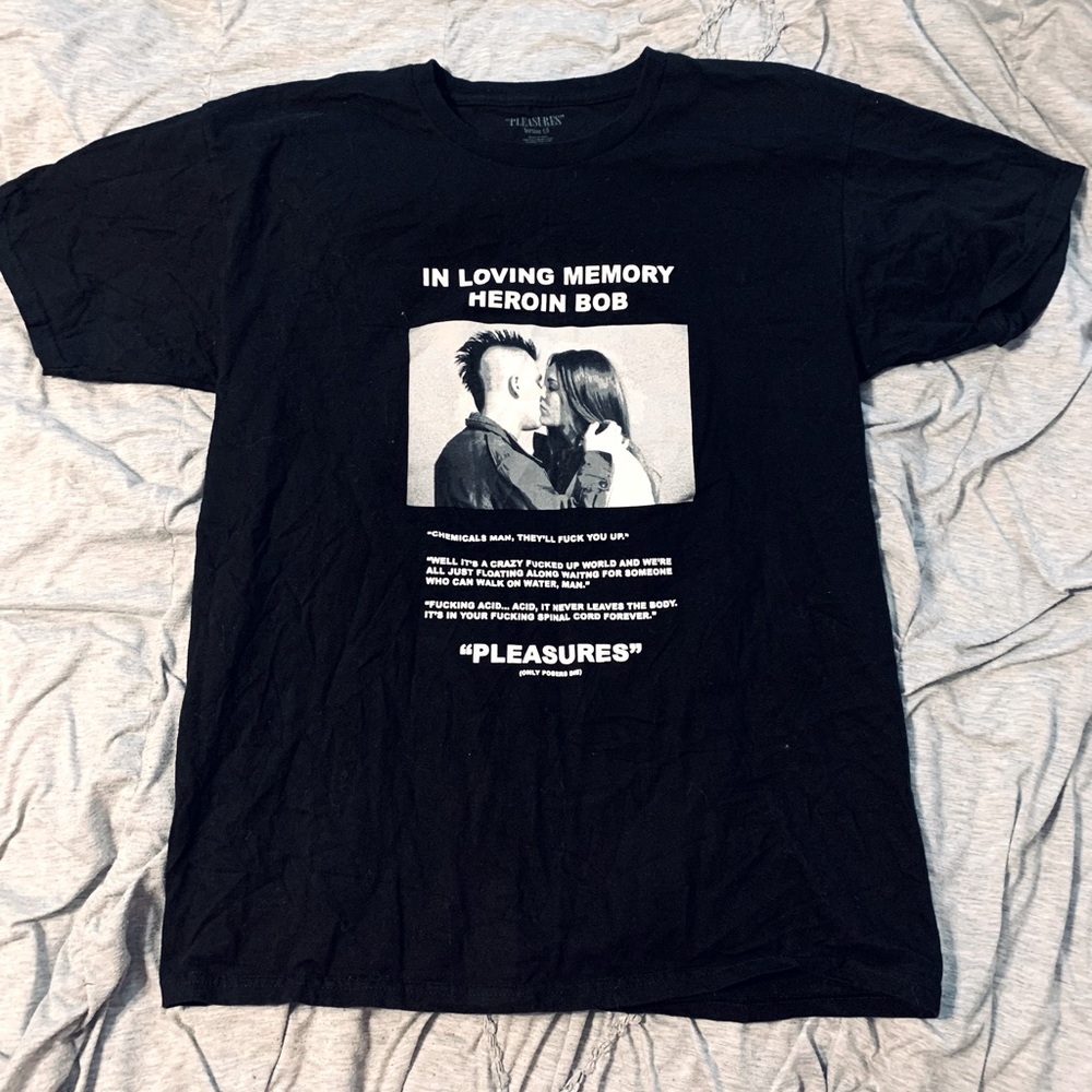 Pleasures Heroin Bob SLC Punk tee